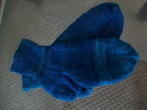 finished pair of handspun socks..finally